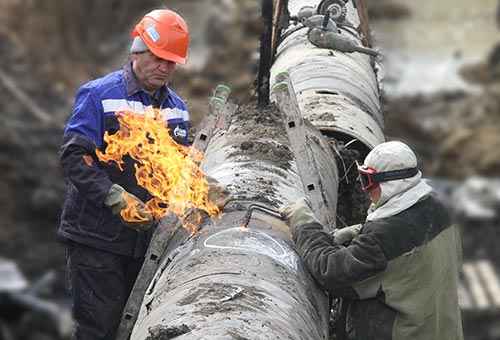 В Кирове произошла авария на газопроводе
