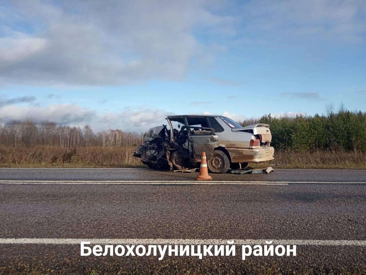 В Белохолуницком районе погиб водитель ВАЗа